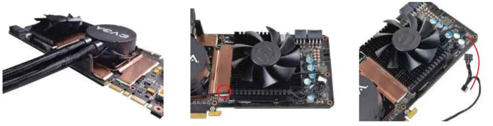 Nvidia EVGA GeForce GTX 1080 Ti - Install pump power cable