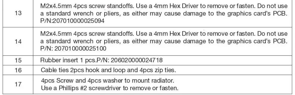 Nvidia EVGA GeForce GTX 1080 Ti - Part Included Accessories 3