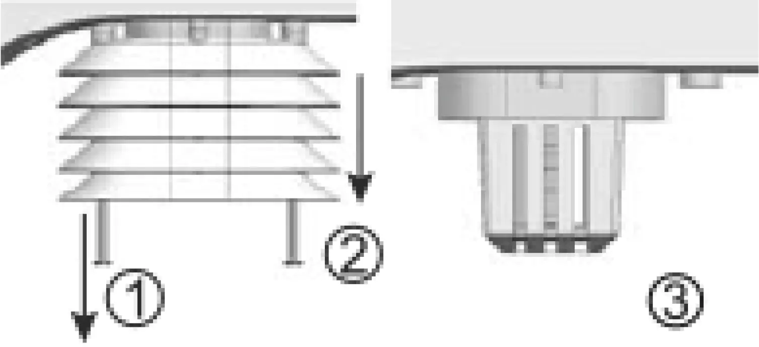 Cleaning the thermo hygro sensor
