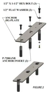 Aqua Creek F PPXRD R 04 Ambassador Reverse Pool Lift - Anchor Installation 2
