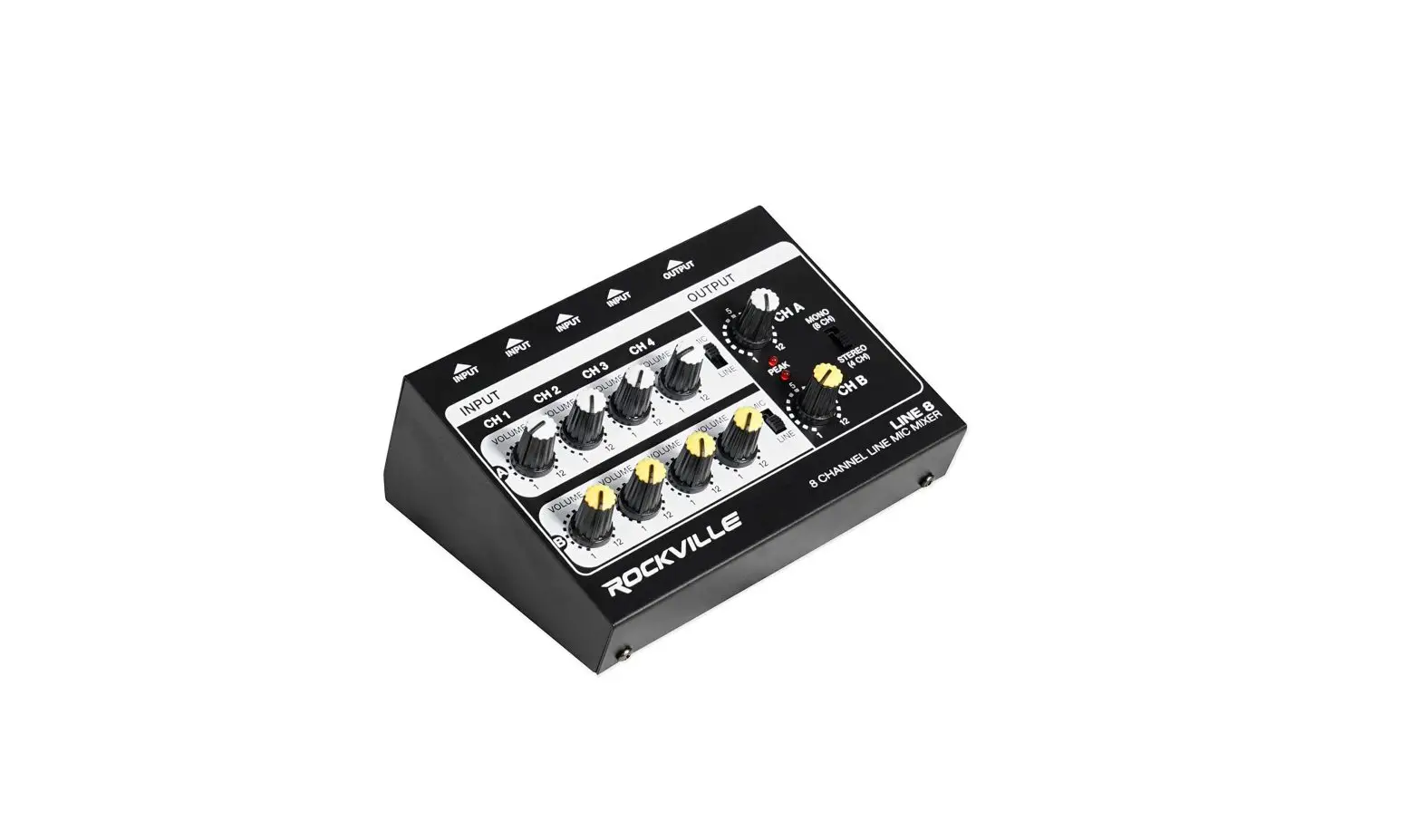 Rockville Line8 V2 8 Channel Line/mic Mixer User Manual