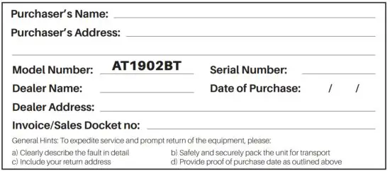 axis AT1902BT 12V Watertight Multimedia Player - figure 4