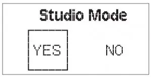 Studio mode
