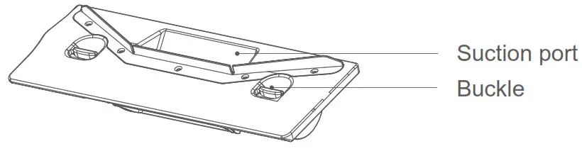 Dongguan Zhike Intelligent Science Technology ZK902A Laser Sweeper Robot Vacuum Cleaner- Suction port component