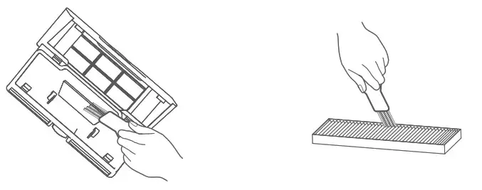 Dongguan Zhike Intelligent Science Technology ZK902A Laser Sweeper Robot Vacuum Cleaner- cleaning brush