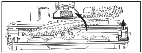 eureka NEC180 Series Cordless Stick Vacuum Cleaner- maintain brushroll 2