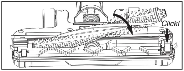eureka NEC180 Series Cordless Stick Vacuum Cleaner- maintain brushroll 3