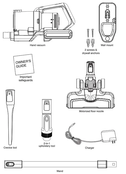 eureka NEC180 Series Cordless Stick Vacuum Cleaner- the carton