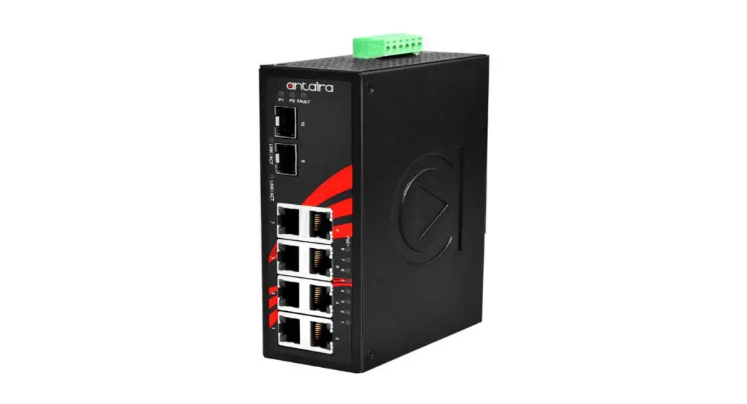 Antaira Lnp-1002g-sfp-24 Series 10-port Industrial Gigabit Poe+ Unmanaged Ethernet Switch Installation Guide