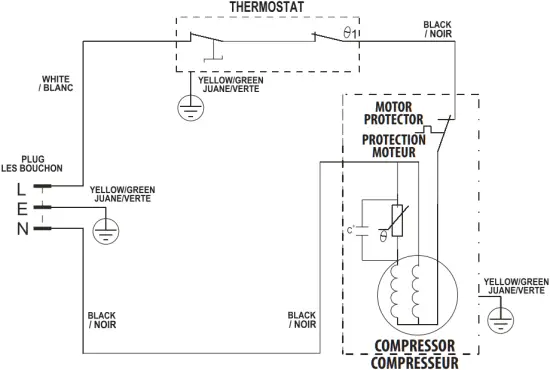 UNIQUE UGP-175L - ELECTRICAL DIAGRAM