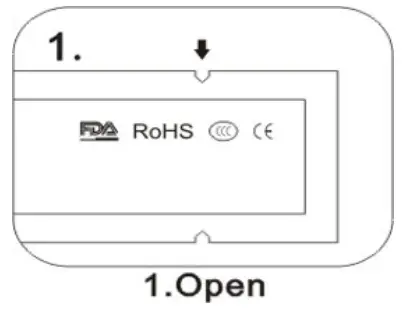 Elpas Baby tag b610 Active Electronic Tag - Step 1