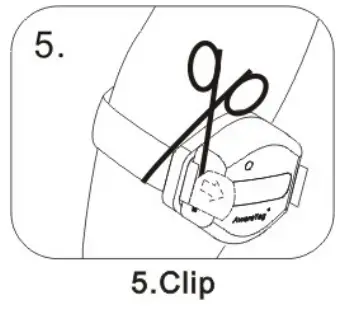 Elpas Baby tag b610 Active Electronic Tag - Step 5