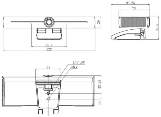 audiocodes RXVCam50 AI 4K UHD Video Conference Camera - Product Overview