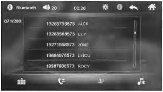 Shenzhen Shunxinda Trading Q3571 MP5 Car Player - Bluetooth 1
