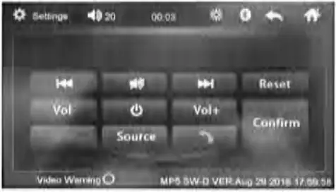 Shenzhen Shunxinda Trading Q3571 MP5 Car Player - Function