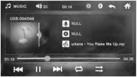 Shenzhen Shunxinda Trading Q3571 MP5 Car Player - Mousic