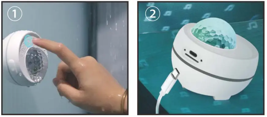 PHOTOELECTRIC D39 Bathroom Magic Sound Lamp -fig4