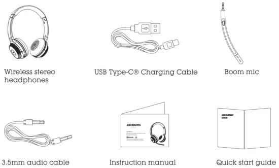 J BURROWS JB19BF18 Wireless Pro Headphones - fig
