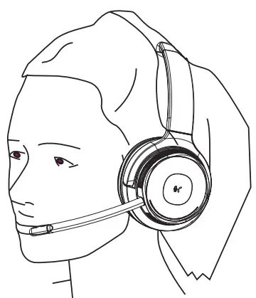 J BURROWS JB19BF18 Wireless Pro Headphones - microphone