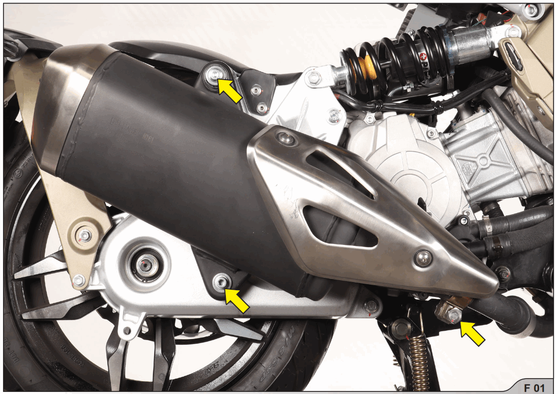 AKRAPOVIC Italjet Dragster 125 Slip-On Motorcycle Exhaust - EXHAUST SYSTEM