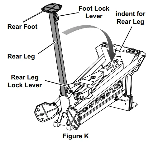 Swing the Foot Lock Lever