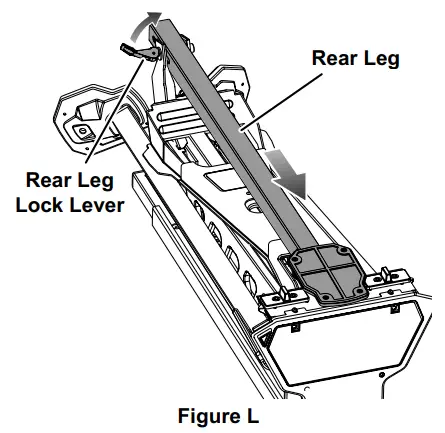 Slide the Rear Leg up