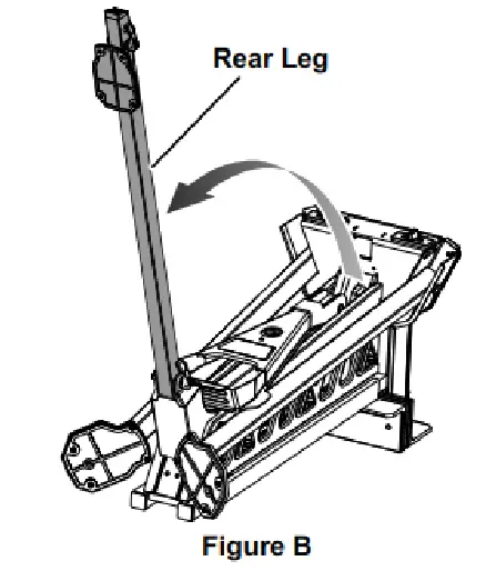Swing Rear Leg outwards