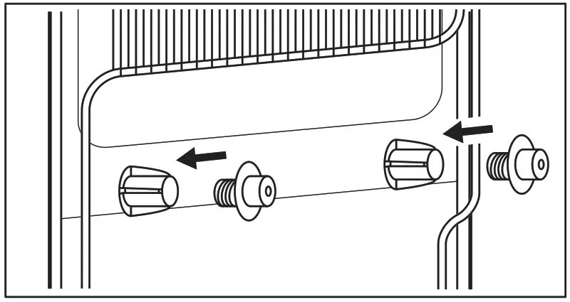 Electrolux LRC4AE35W Refrigerator - Rubber plugs
