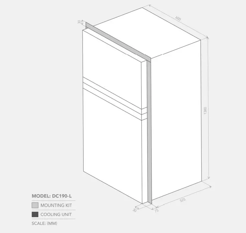 BUSHMAN DC190-L Fridges User Manual - Model DC190L