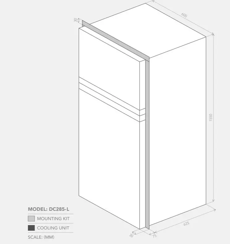 BUSHMAN DC190-L Fridges User Manual - Model DC285L