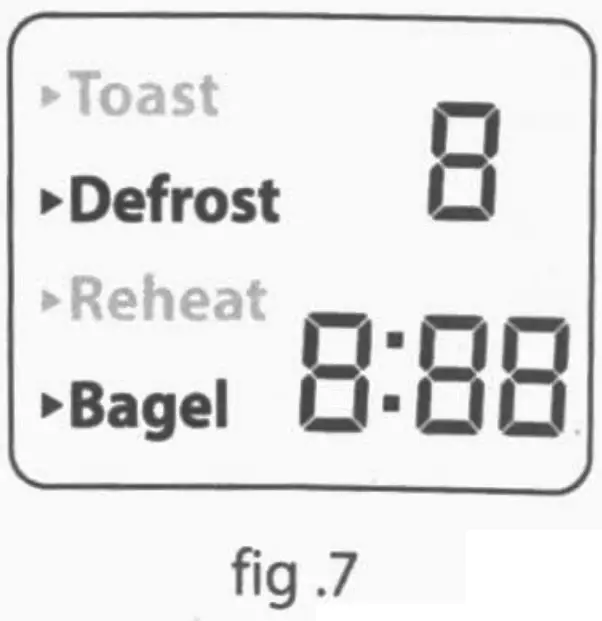 MegaChef 4 Slice Toaster with 9 Preset Browning Settings - fig 11