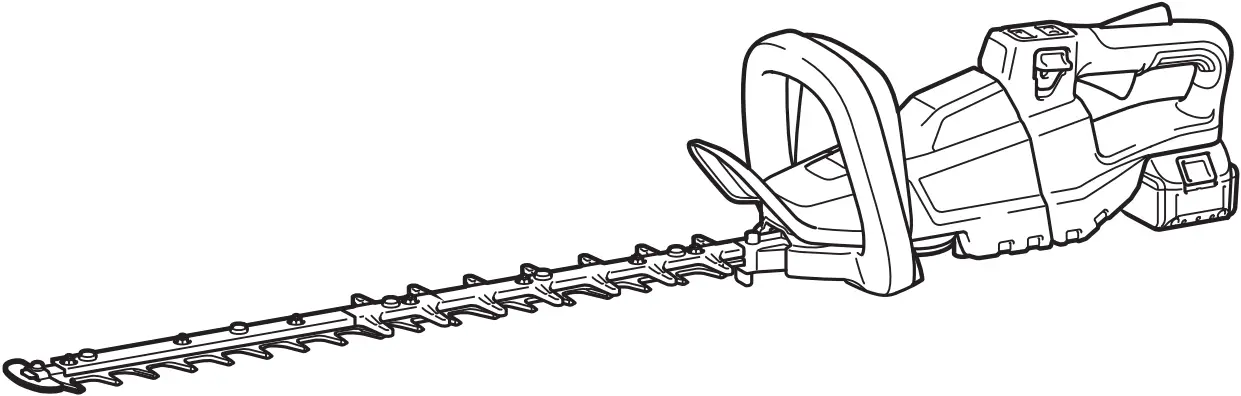 makita DUH752 Cordless Hedge Trimmer