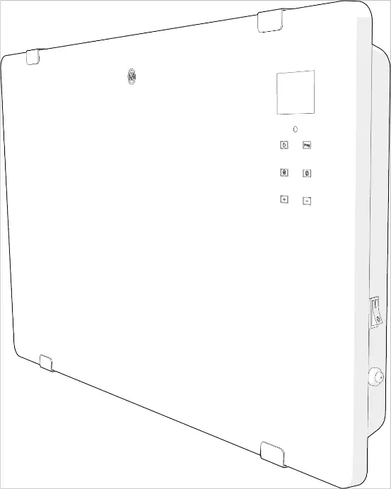 Nedis Htpl20fwt / Htpl20fbk Panel Convection Heater User Manual