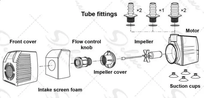 Deluxe Submersible Pump Component List