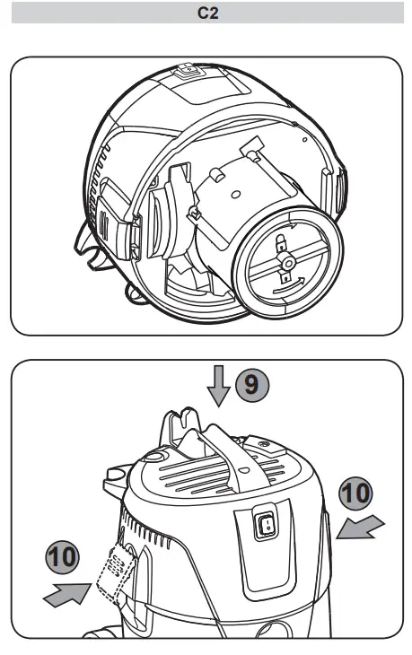 makita VC2000L vacuum cleaner wetdry - fig7