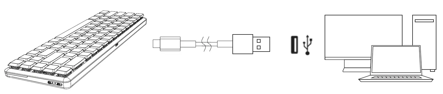 EKSA EK3000 Tri Mode 68 Key Ultra Thin Low Profile Mechanical Keyboard FIG 11