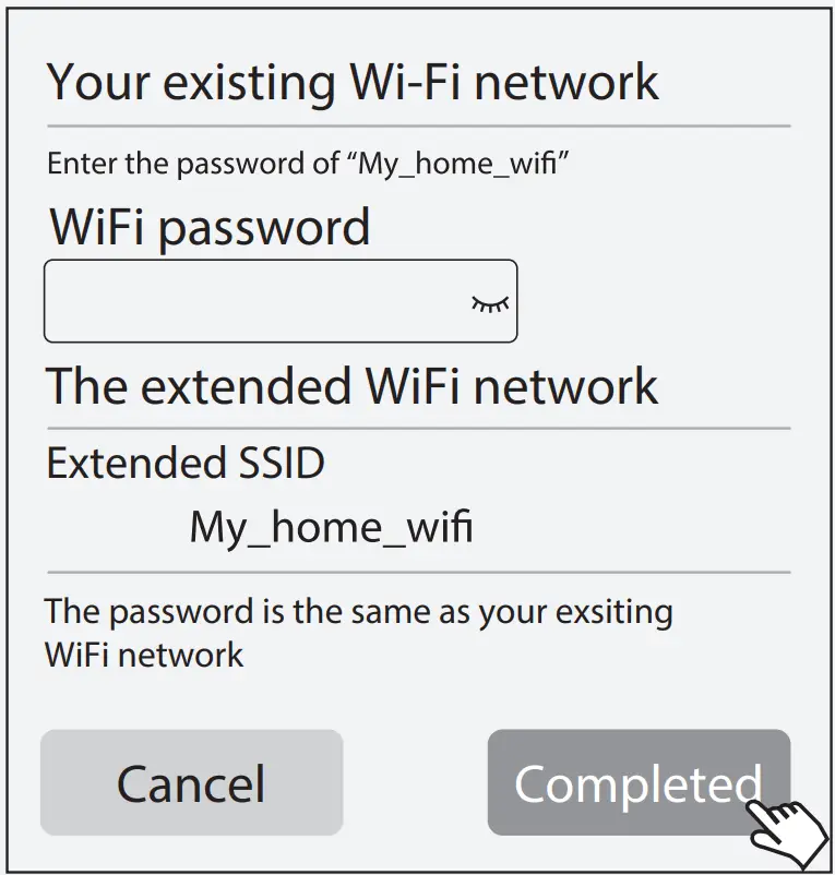 rock space AC2100 Dual band Wi Fi Range Extender - Connect 1