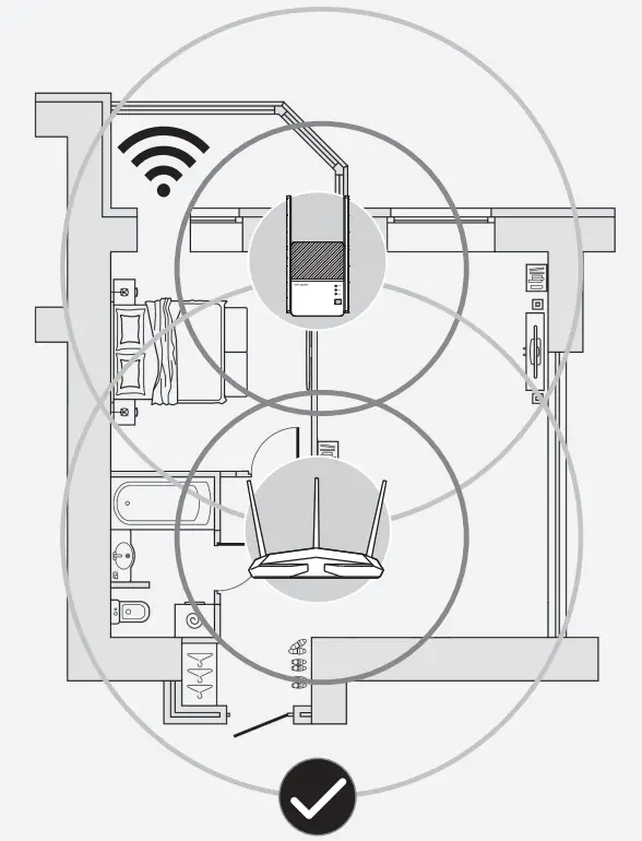 rock space AC2100 Dual band Wi Fi Range Extender - fig