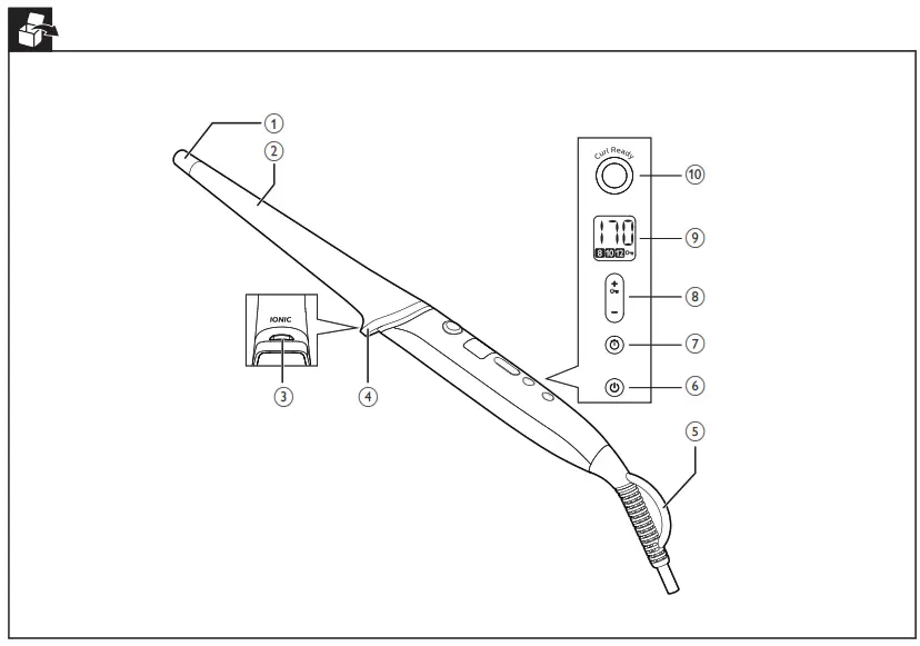 PHILIPS BHB872 StyleCare Glam Shine Curler - fig1