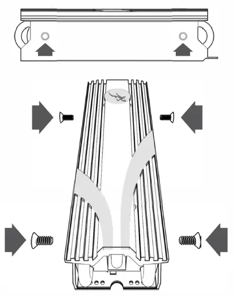 SABRENT SB-HTSK Rocket NVMe M.2 SSD Heatsink fig 6
