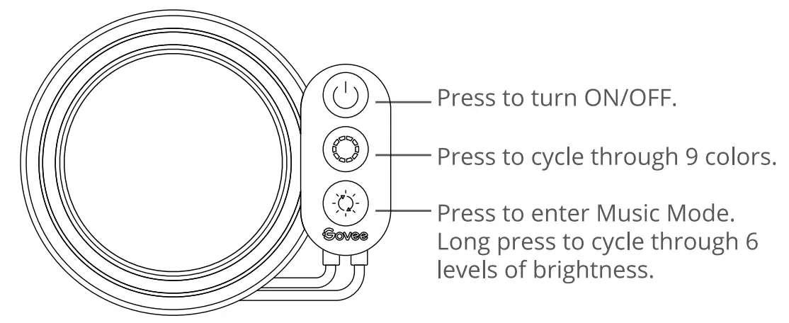 Govee H61B2 RGBIC Neon TV Backlights
