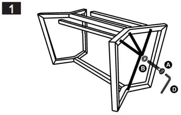 LUXLEY ASH6654 Mid Century 71 inch Rectangular Solid Wood Dining Table ENGLISH PDF - Product Overview 1