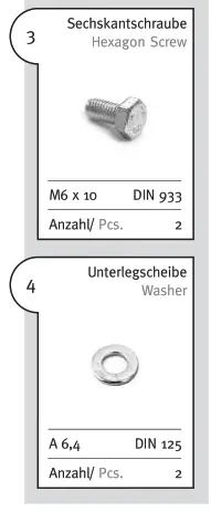 SW-MOTECH FRS.07.011.10501S Footrest Kit - 2