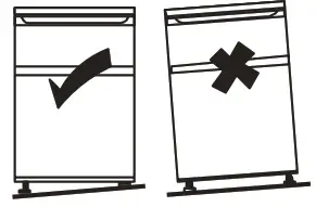 HADEN Fridge Freezer - Levelling the Unit