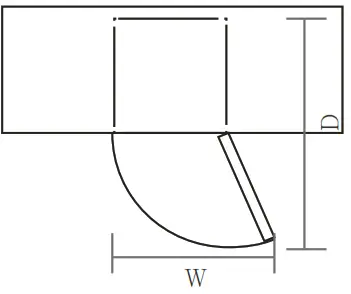 HADEN Fridge Freezer - fully as shown