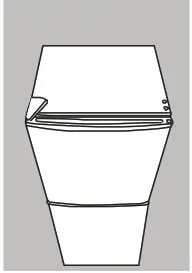 HADEN Fridge Freezer - leveling feet