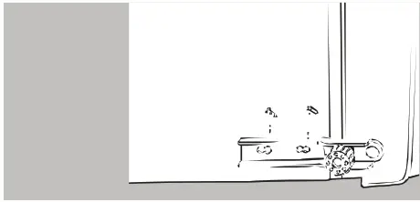 HADEN Fridge Freezer - opposite side