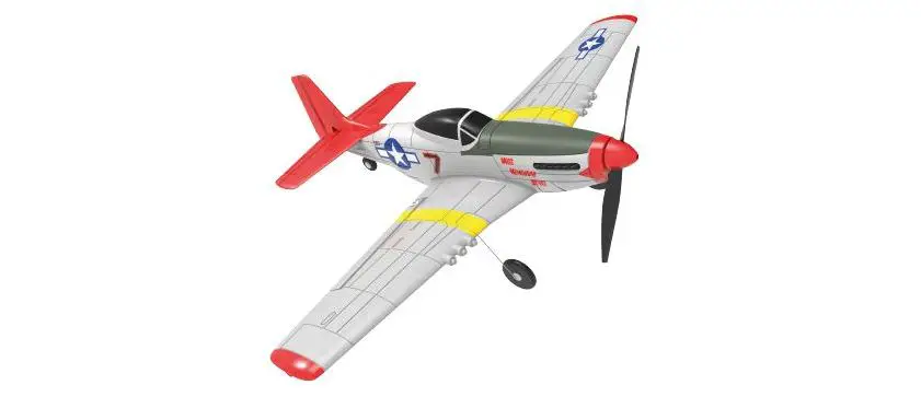 Modster M278736 Mdx Mustang P-51d 400mm Electric Motor Warbird Rtf Rc Plane User Manual