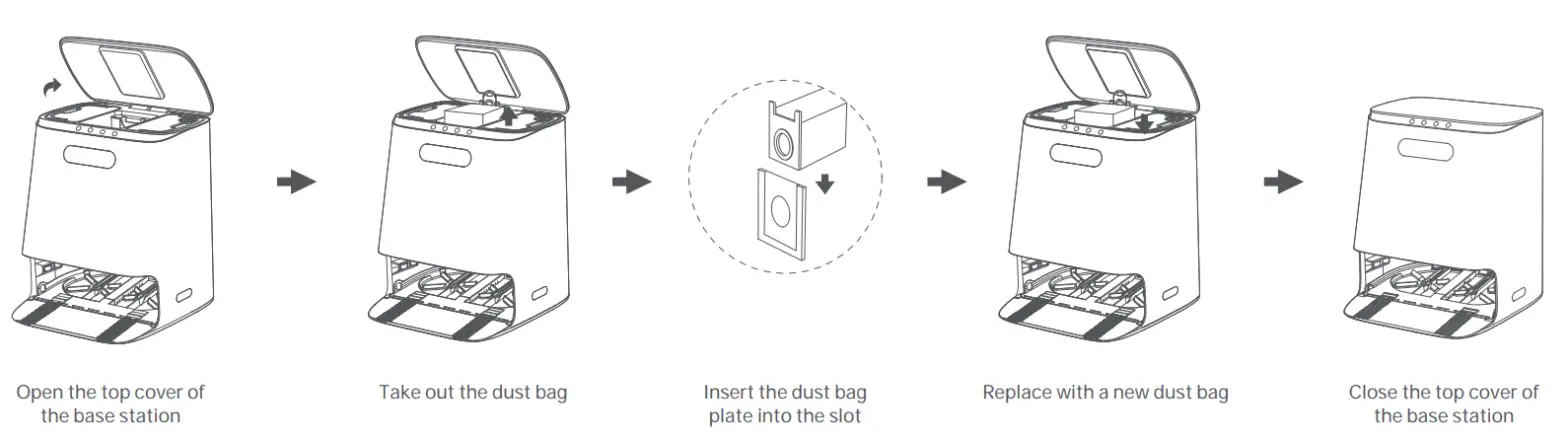 rOIDMI SDJ06RM Self Cleaning and Emptying Robot Vacuum - Step14