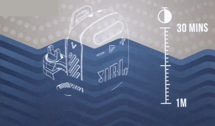 JBL WIND3 Portable Speakers User Guide - Water proof dustproof